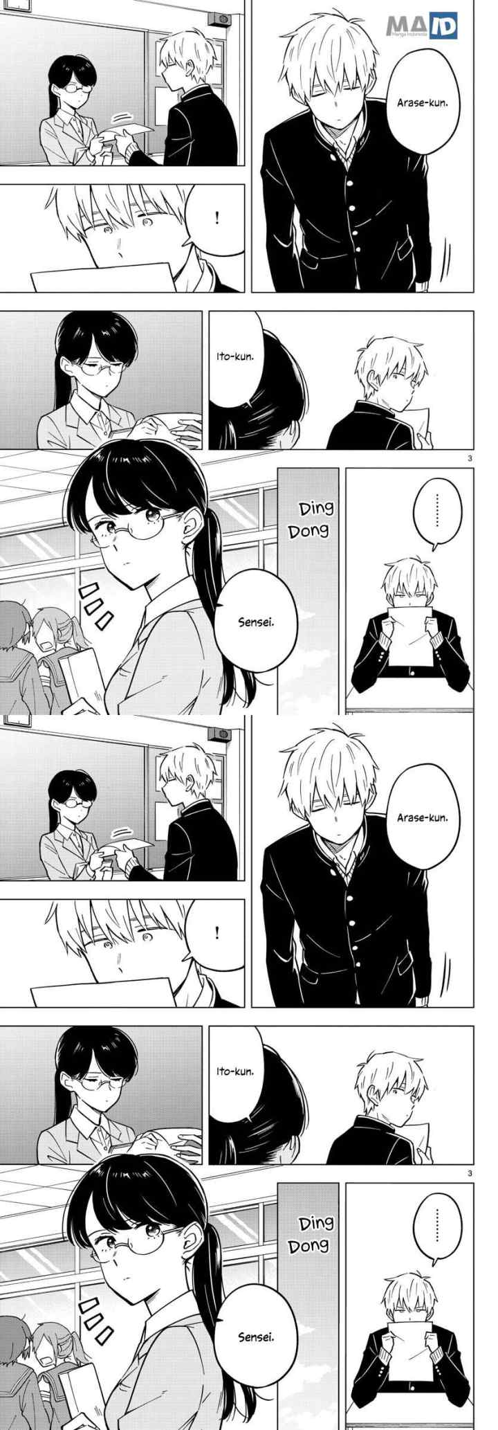 Sensei wa Koi wo Oshierarenai chapter 16 halaman 4