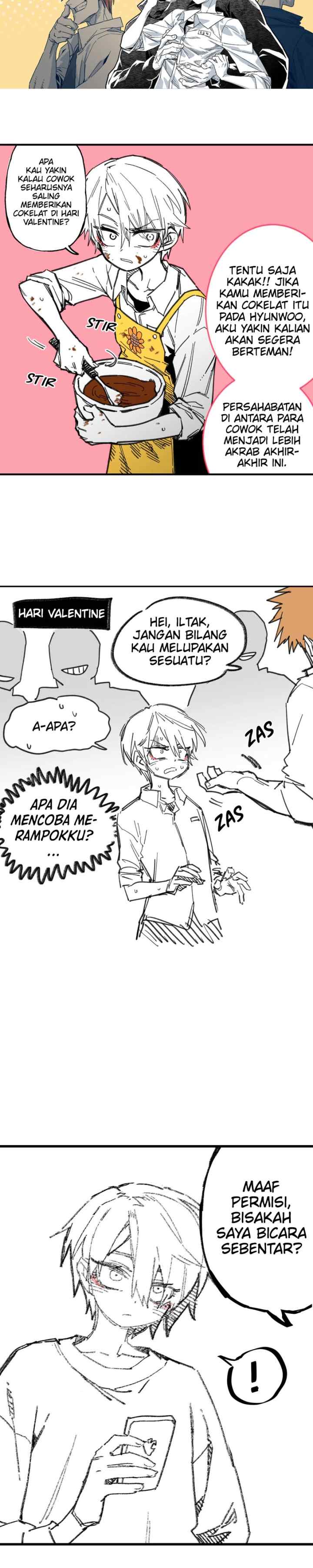 Highschool Boy chapter 42.5 halaman 17