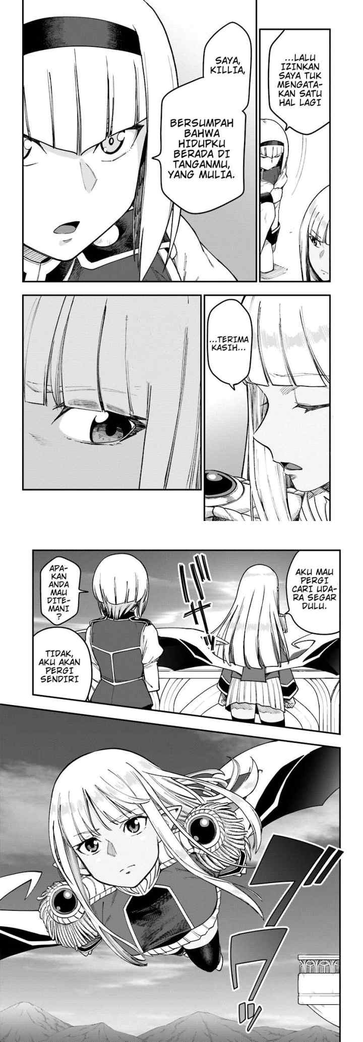 Konjiki no Moji Tsukai: Yuusha Yonin ni Makikomareta Unique Cheat chapter 33 halaman 6