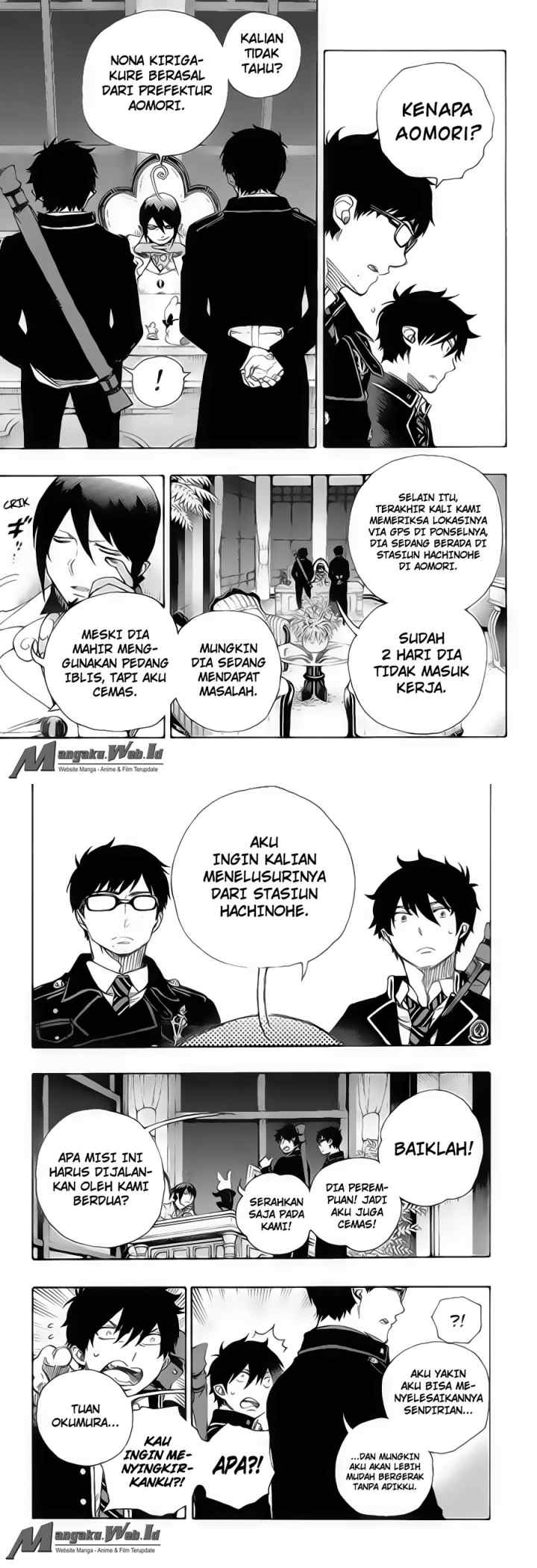 Ao No Exorcist chapter 74 halaman 4