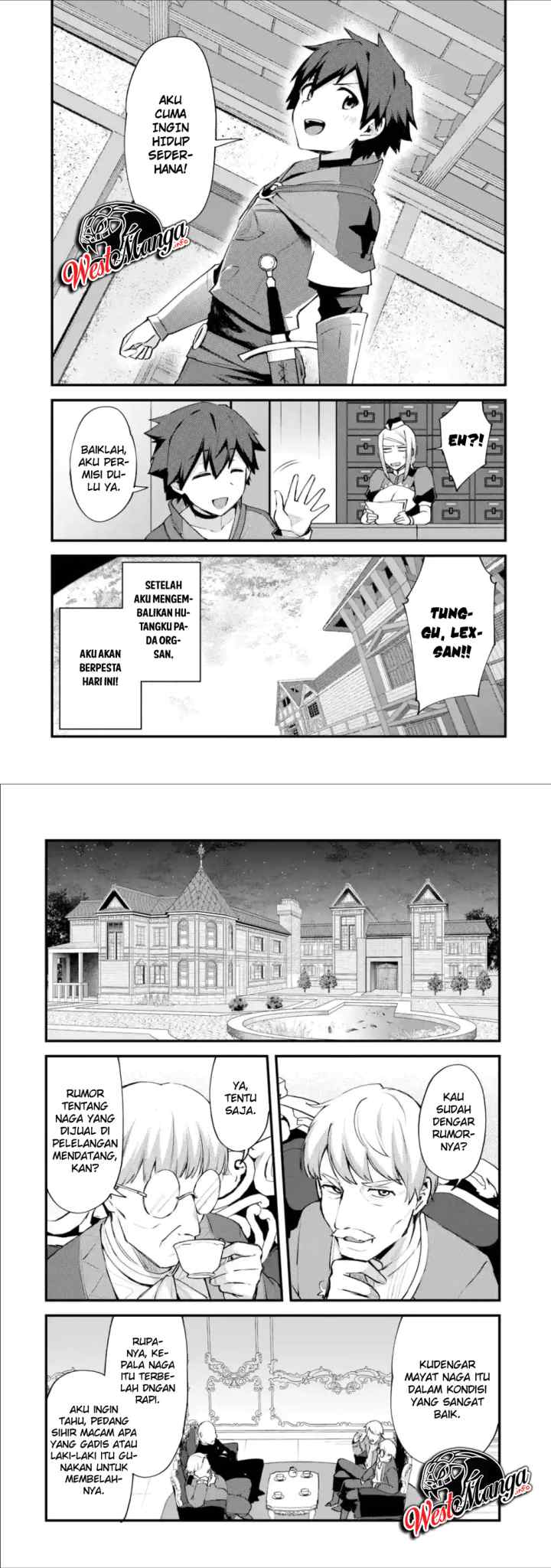 Nido Tensei Shita Shounen wa S Rank Boukensha Toshite Heion ni Sugosu-zense ga kenja de eiyuu datta boku wa raisede wa jimini ikiru chapter 5 halaman 14