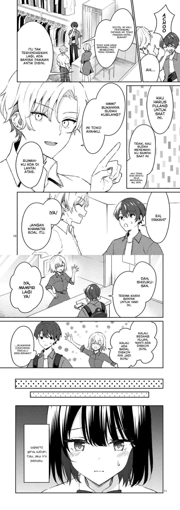 Shiotaiou no Sato-san ga Ore ni dake Amai chapter 9 halaman 6
