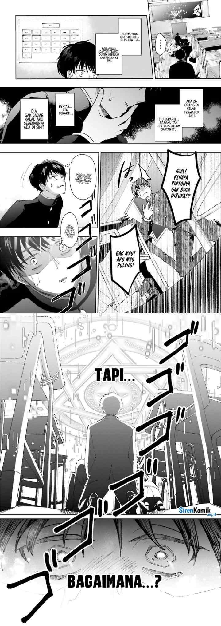 Classmate wa Isekai de Yuusha ni Natta kedo, Ore dake Gendai Nihon ni Okizari ni Narimashita chapter 1 halaman 11