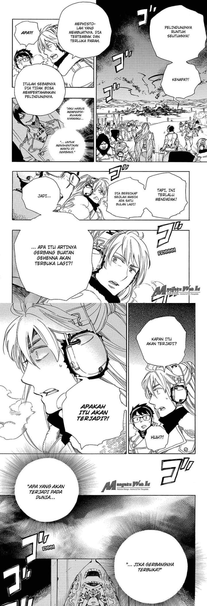 Ao No Exorcist chapter 95 halaman 4