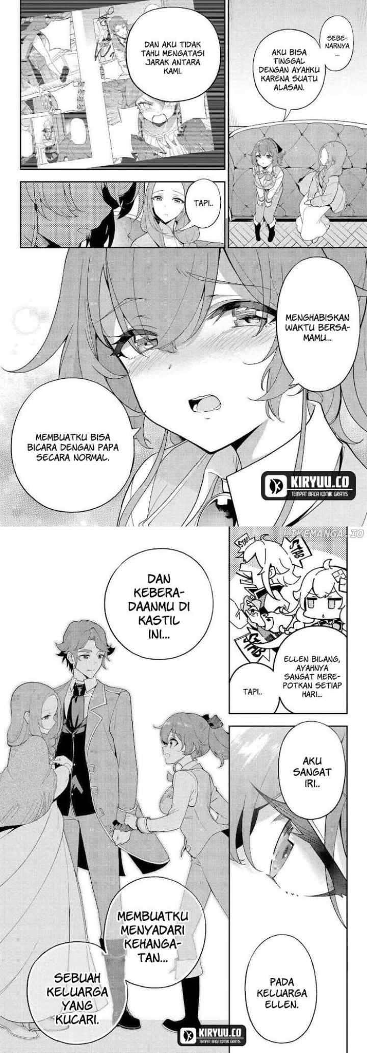 Chichi wa Eiyuu Haha wa Seirei Musume no Watashi wa Tenseisha chapter 69 halaman 6