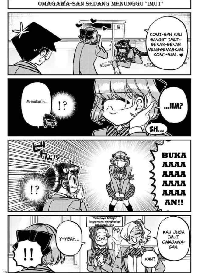 Komi-san wa Komyushou Desu chapter 333.1 halaman 16