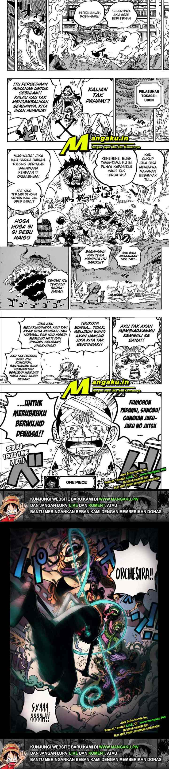 One Piece chapter 1021 halaman 6