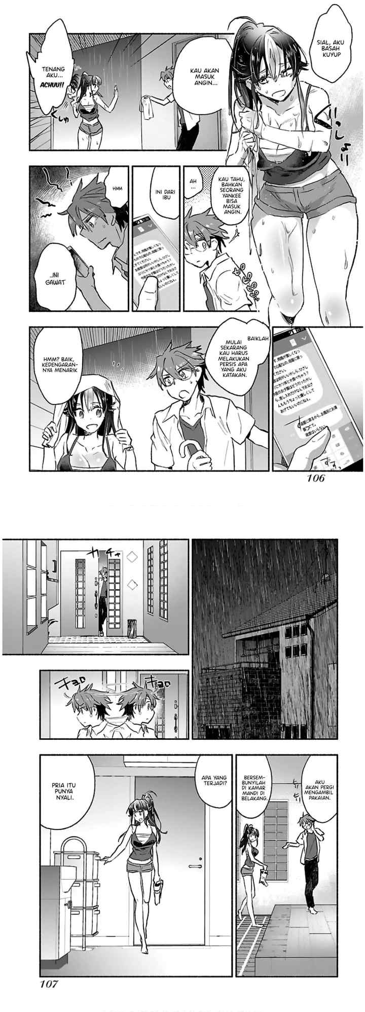 Yankee Musume ni Natsukarete Kotoshi mo Juken ni Shippai Shisou Desu chapter 9 halaman 4
