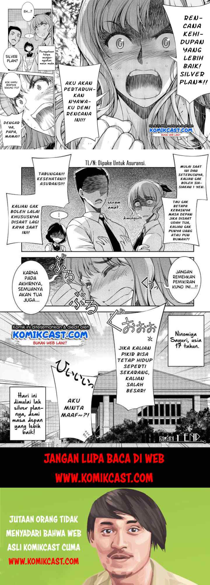 JK kara Yarinaosu Silver Plan chapter 1 halaman 18