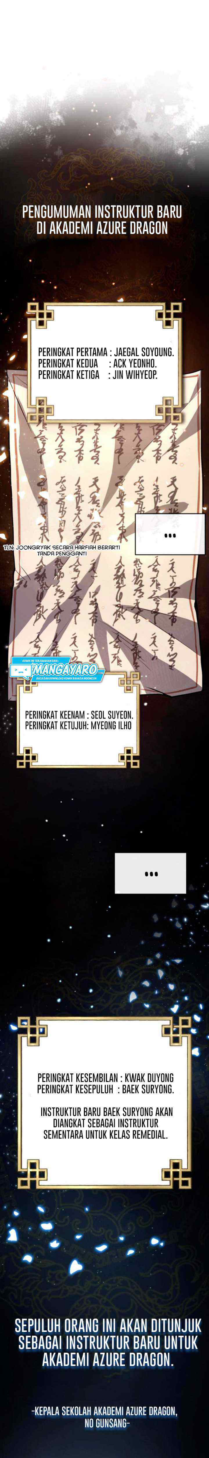 Number One Star Instructor Master Baek (One Hit Teacher, Master Baek) chapter 29.2 halaman 14