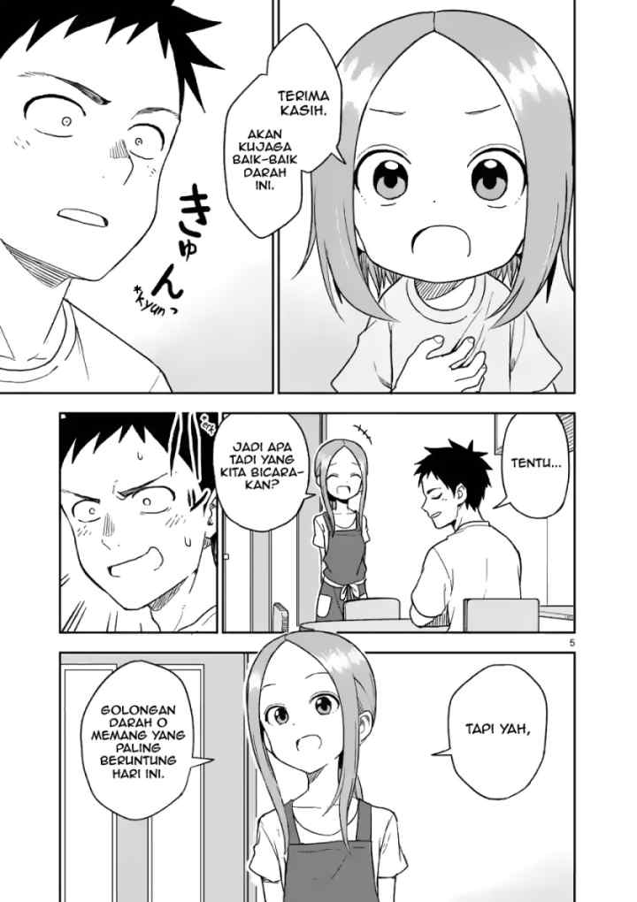 Karakai Jouzu no (Moto) Takagi-san chapter 155 halaman 5