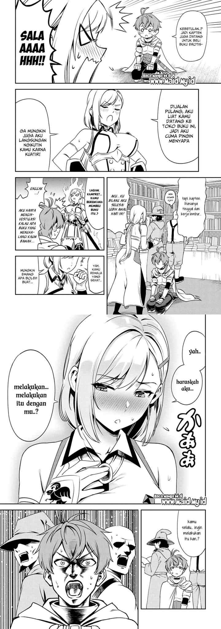 Toshiue Elite Onna Kishi Ga Boku No Mae De Dake Kawaii chapter 4.1 halaman 8