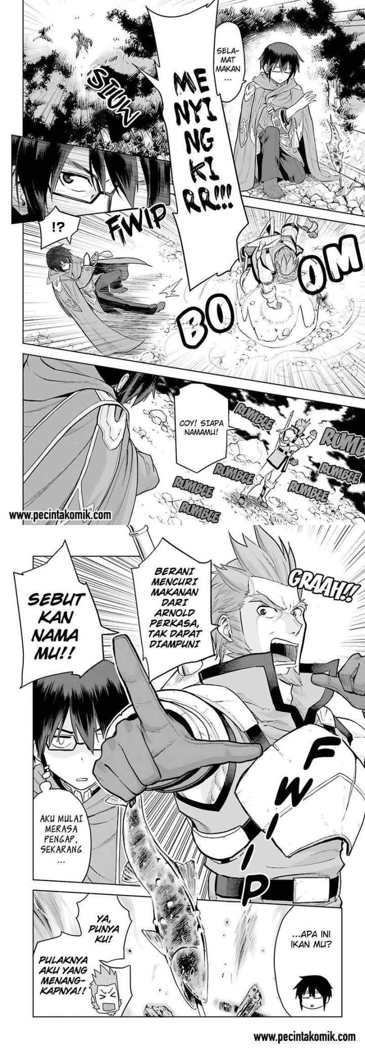 Konjiki no Moji Tsukai: Yuusha Yonin ni Makikomareta Unique Cheat chapter 5 halaman 5