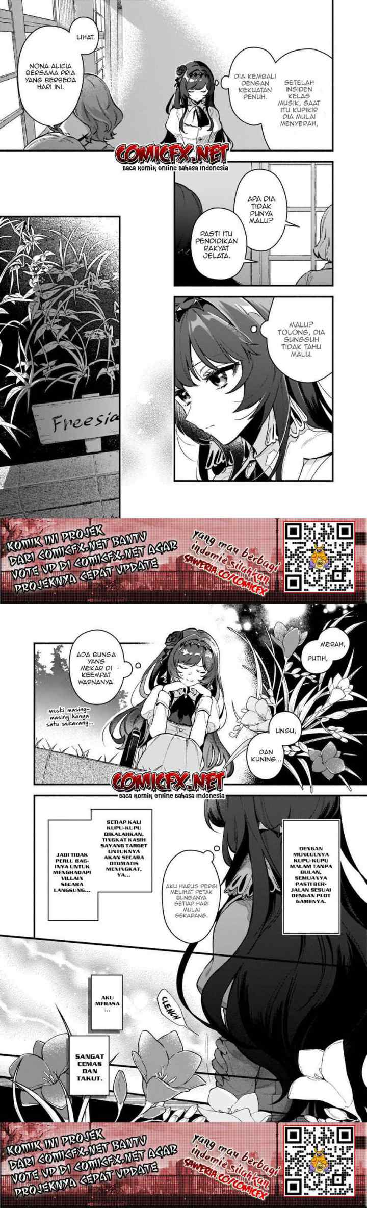 Akuyaku Reijou Route ga Nai Nante, Dare ga Itta no? chapter 8.1 halaman 7