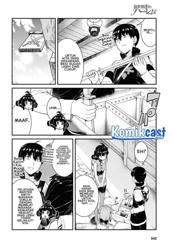 Isekai Meikyuu de Harem wo chapter 58 halaman 5