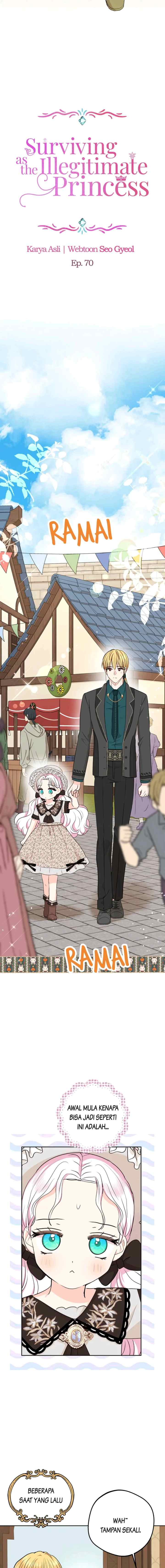 Surviving as an Illegitimate Princess chapter 70 halaman 6
