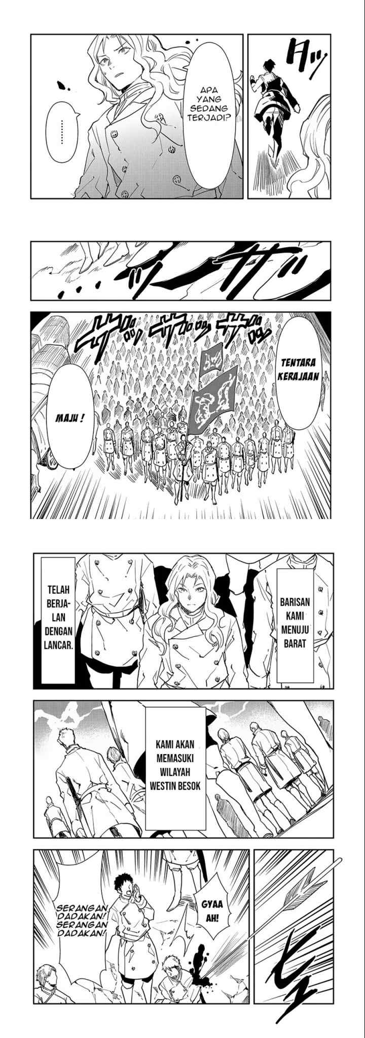 When I Reincarnated I Was a Soldier?! ~A Man Called the Red Shinigami~ chapter 4 halaman 9