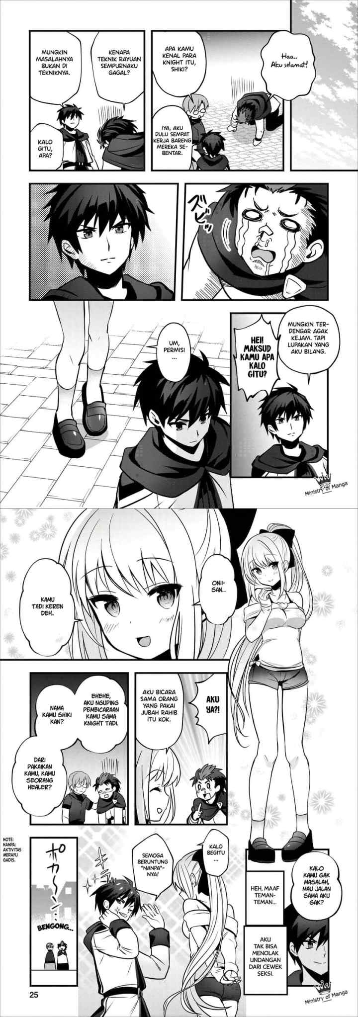 Isekai no Meikyuu Toshi de Chiyu Mahoutsukai Yattemasu chapter 11 halaman 12