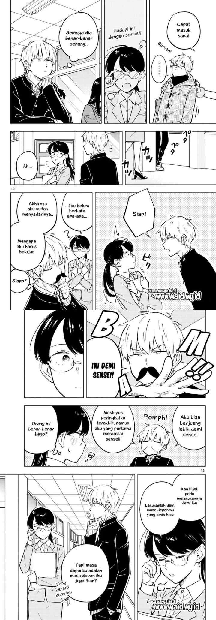 Sensei wa Koi wo Oshierarenai chapter 16 halaman 9