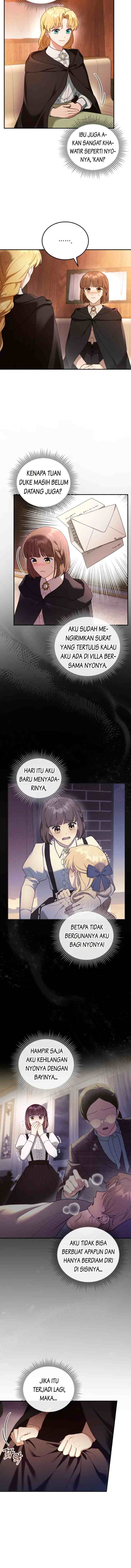 I Am Trying To Divorce My Villain Husband, But We Have A Child chapter 32 halaman 9