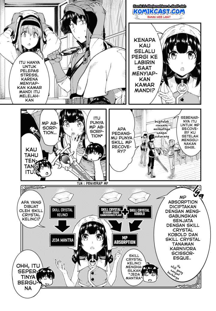 Isekai Meikyuu de Harem wo chapter 41 halaman 8
