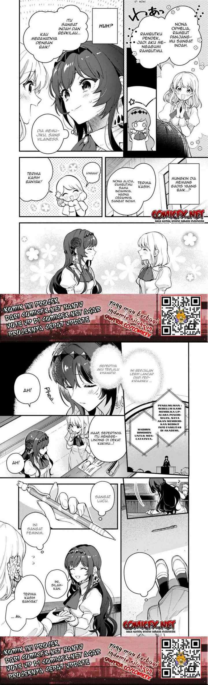 Akuyaku Reijou Route ga Nai Nante, Dare ga Itta no? chapter 1.2 halaman 9