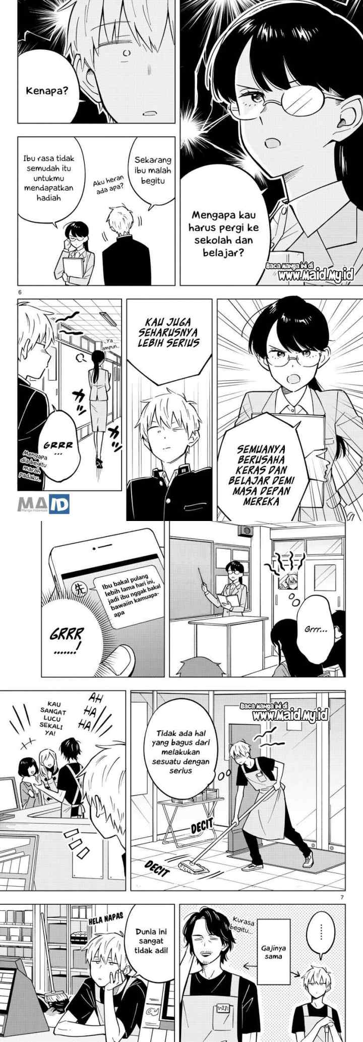 Sensei wa Koi wo Oshierarenai chapter 16 halaman 6