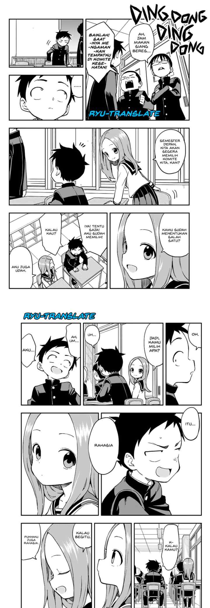 Karakai Jouzu no Takagi-san chapter 166 halaman 4