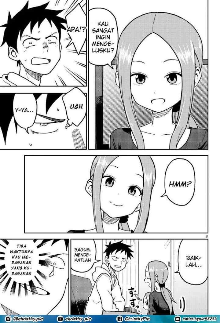 Karakai Jouzu no (Moto) Takagi-san chapter 112.5 halaman 8