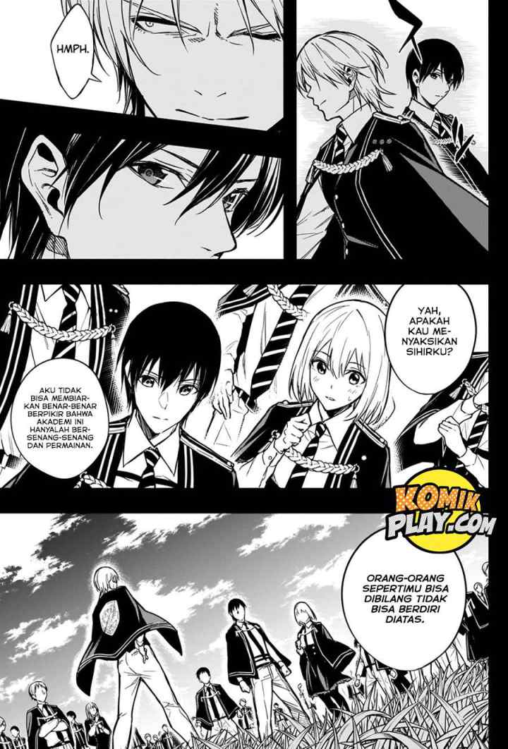 Ouritsu Mahou Gakuen no Saika Sei: Slum Agari no Saikyou Mahoushi, Kizoku darake no Gakuen de Musou suru chapter 19 halaman 9