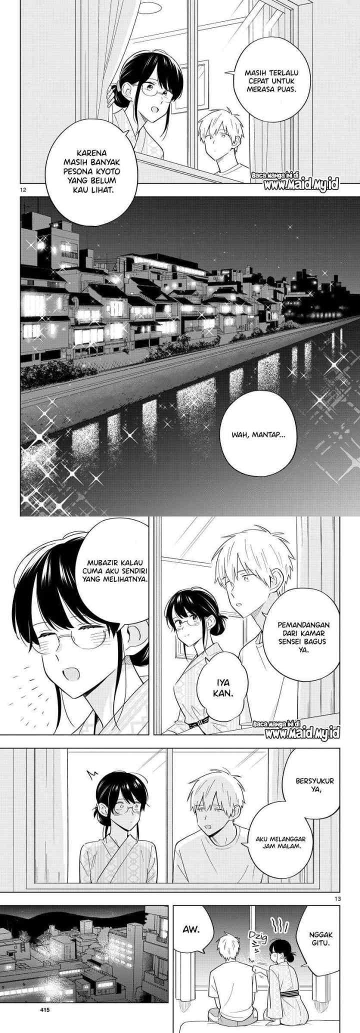 Sensei wa Koi wo Oshierarenai chapter 36 halaman 7