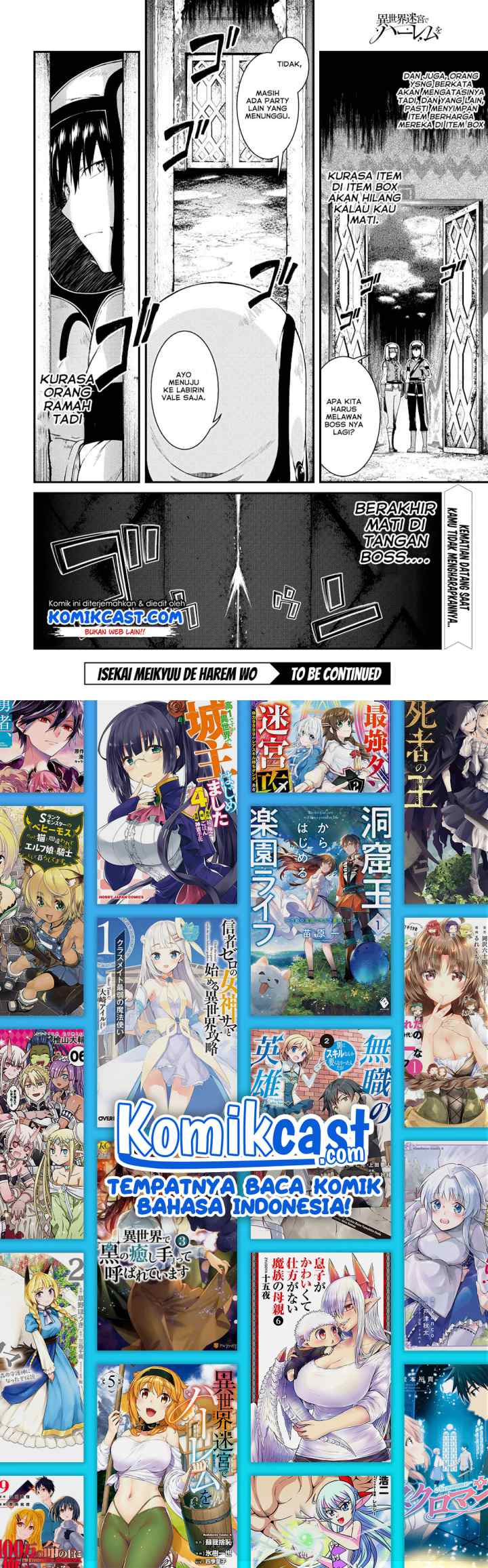 Isekai Meikyuu de Harem wo chapter 34 halaman 13