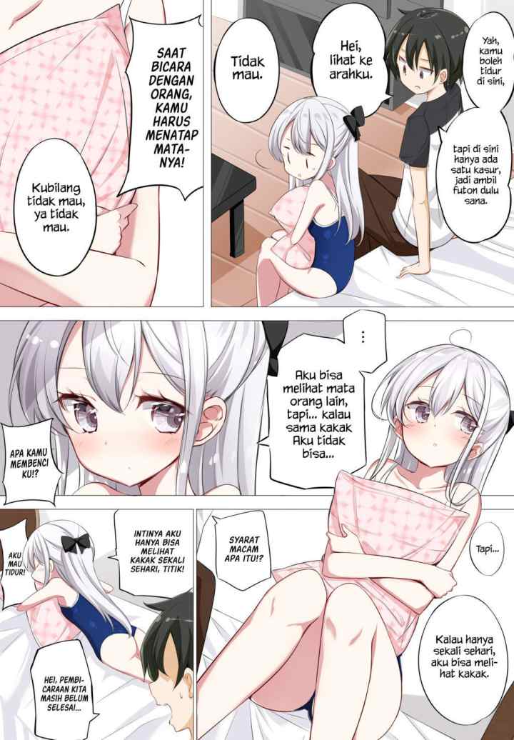 Imouto ga Ichi Nichi Ikka Shika Me wo Awasete Kurenai chapter 2 halaman 4
