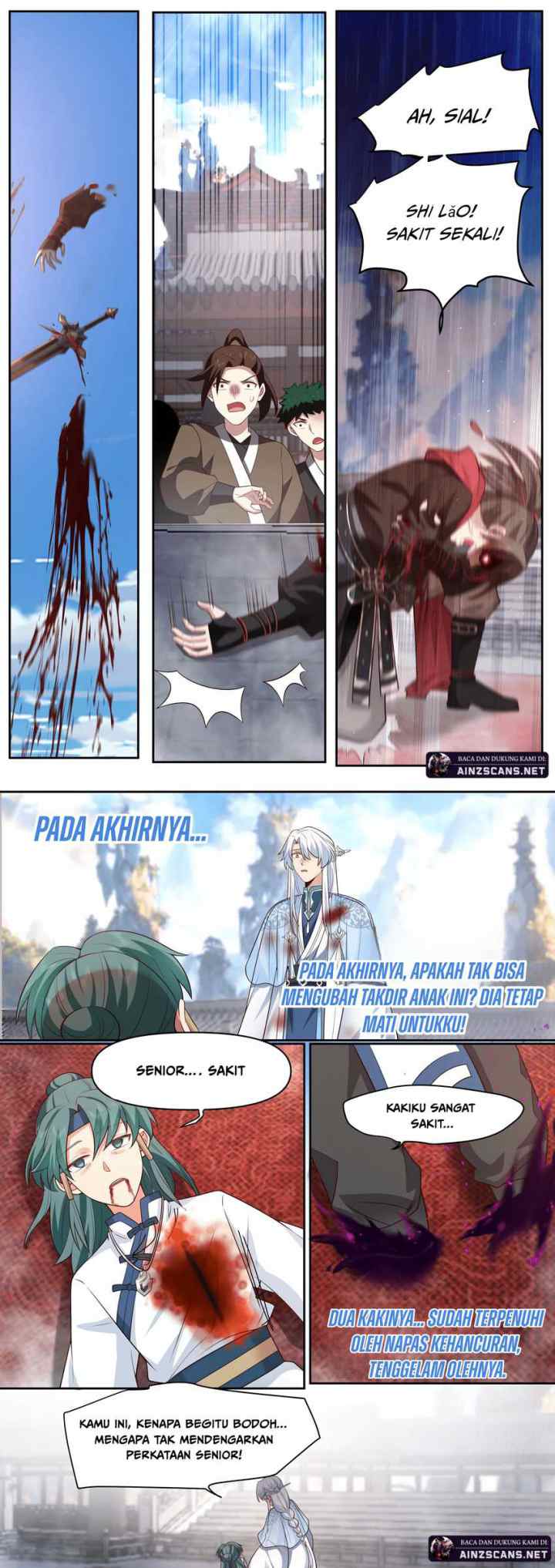 The Villain's Senior Brother And His Junior Sisters Are All Yanderes chapter 80 halaman 4
