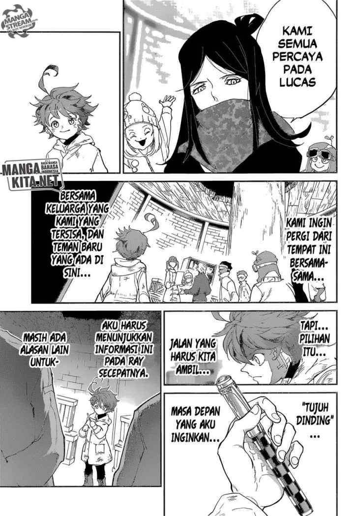 Yakusoku no Neverland chapter 73 halaman 18