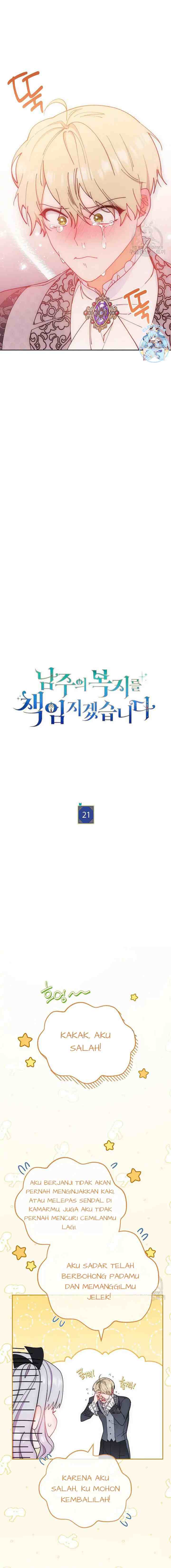 I Will Take Responsibility for the Welfare of the Male Lead chapter 21 halaman 8