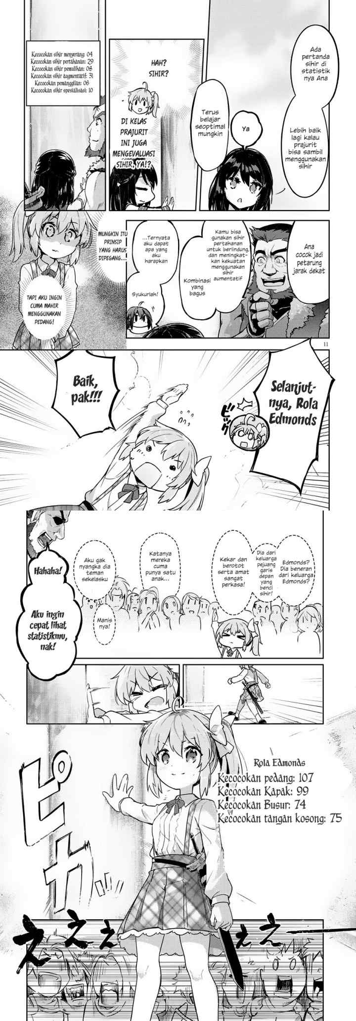 Kenshi o Mezashite Nyugaku Shitanoni Maho Tekisei 9999 Nandesukedo!? chapter 1 halaman 8
