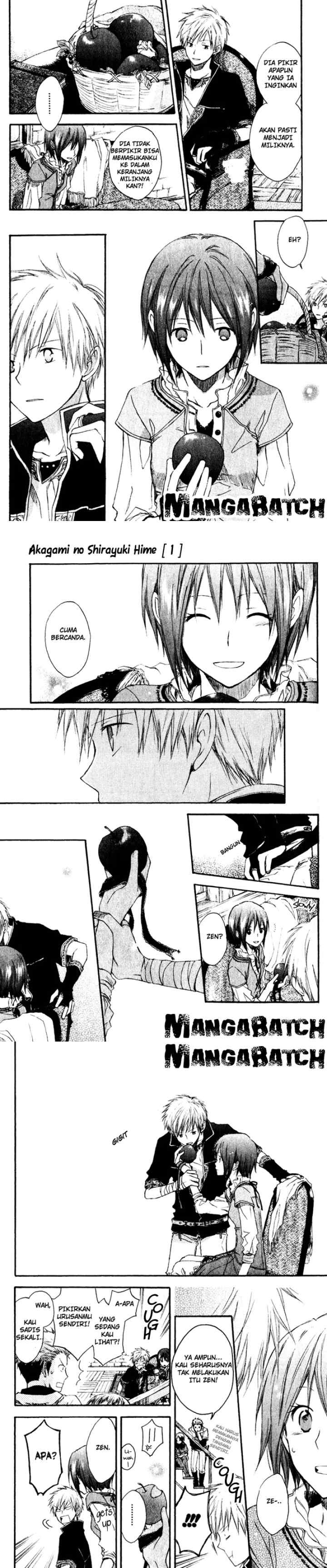 Akagami no Shirayukihime chapter 1 halaman 8