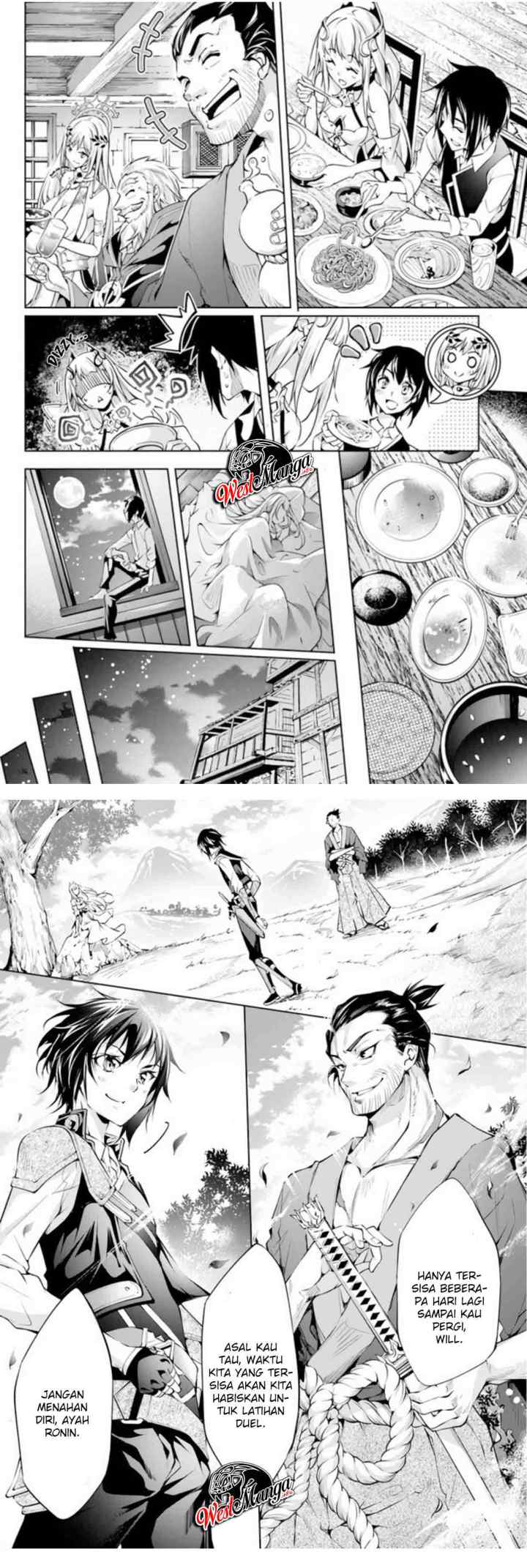 Kamigami ni Sodaterare Shimo no, Saikyou to Naru chapter 8 halaman 8