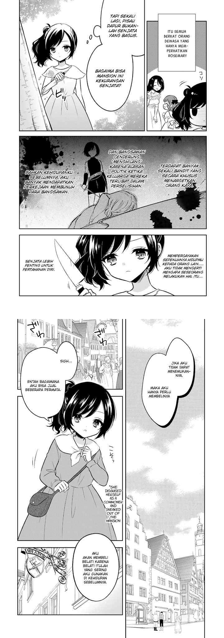 Moto Ansatsusha, Tensei shita Kizoku no Reijou ni narimashita chapter 1 halaman 12