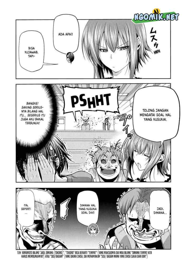 Grand Blue chapter 74.1 halaman 9