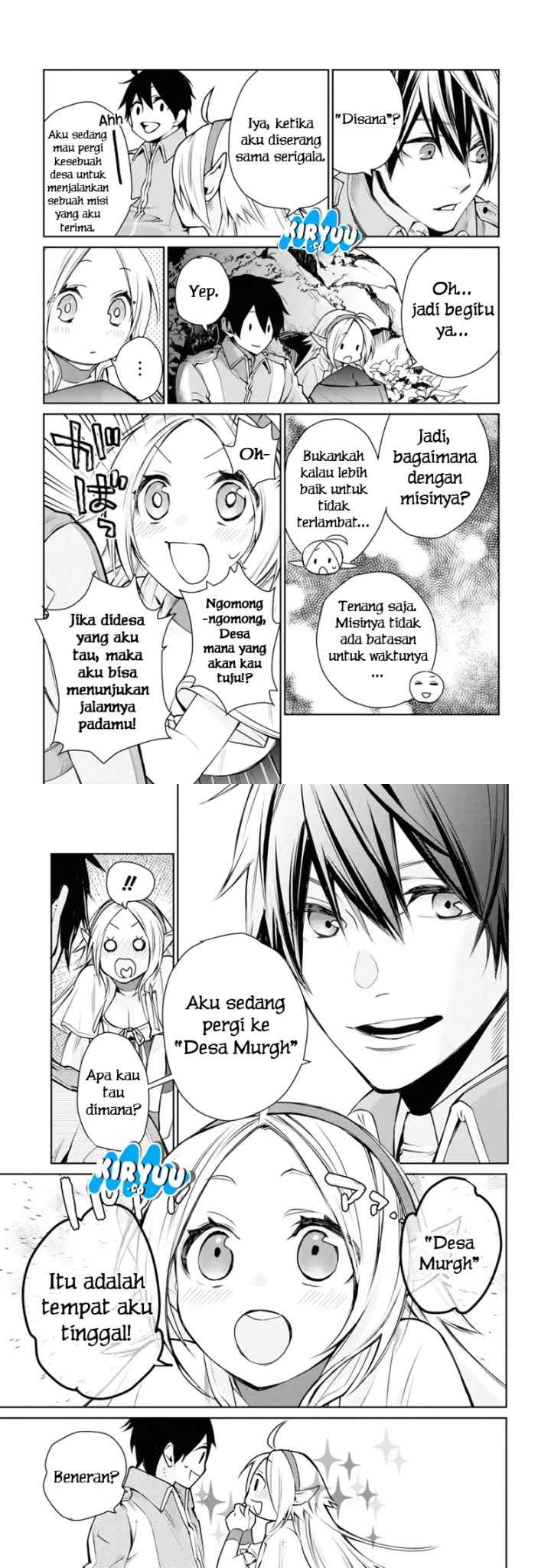 Saikyou no Madoshi. Hisa ni Ya wo Ukete Shimatta no de Inaka no Eihei ni Naru chapter 1.3 halaman 9