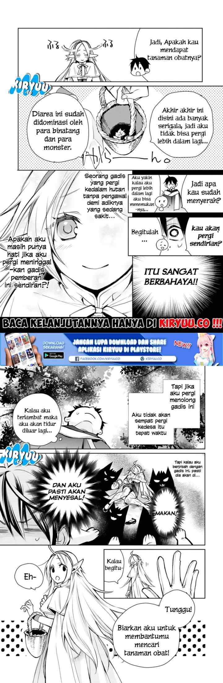 Saikyou no Madoshi. Hisa ni Ya wo Ukete Shimatta no de Inaka no Eihei ni Naru chapter 1.2 halaman 7