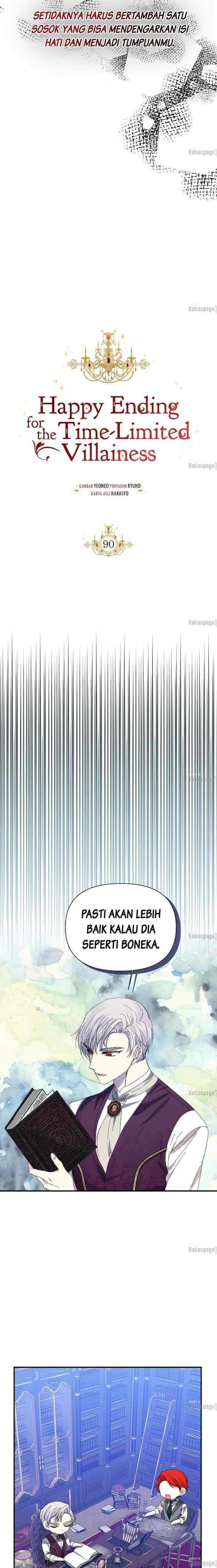 Happy Ending for the Time-Limited Villainess chapter 90 halaman 12