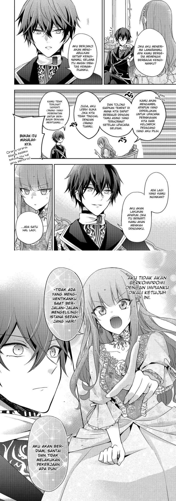 The Villainess Wants to Enjoy a Carefree Married Life in a Former Enemy Country in Her Seventh Loop! chapter 2 halaman 8