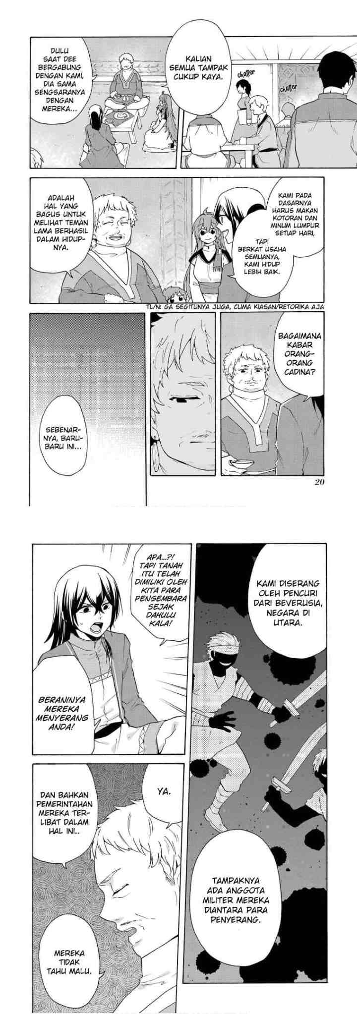 Tada Shiawasena Isekai Kazoku Seikatsu chapter 21 halaman 12