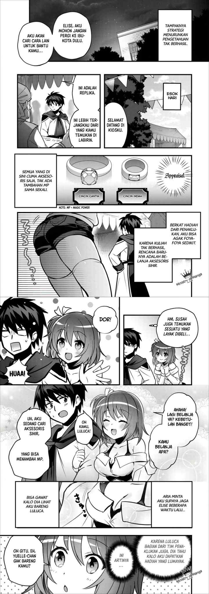 Isekai no Meikyuu Toshi de Chiyu Mahoutsukai Yattemasu chapter 12 halaman 10