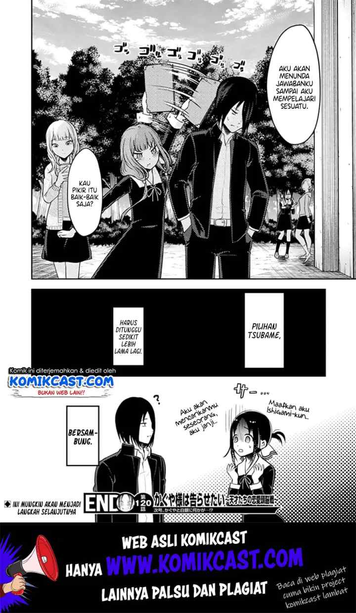 Kaguya-sama wa Kokurasetai: Tensai-tachi no Renai Zunousen chapter 130 halaman 19