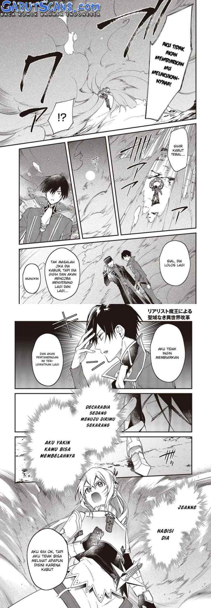 Realist Maou Niyoru Seiiki Naki Isekai Kaikaku chapter 35 halaman 12