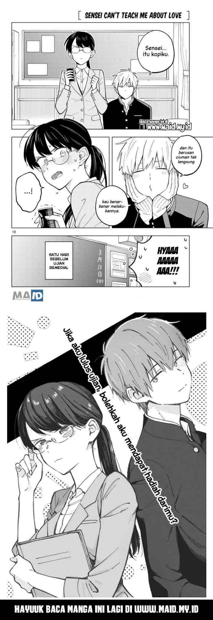 Sensei wa Koi wo Oshierarenai chapter 24 halaman 12